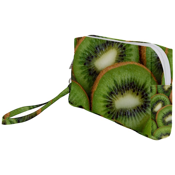 Kiwi Texture, Background With Kiwi, Fruits, Kiwi Wristlet Pouch Bag (Small)