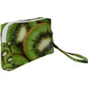 Kiwi Texture, Background With Kiwi, Fruits, Kiwi Wristlet Pouch Bag (Small) View2