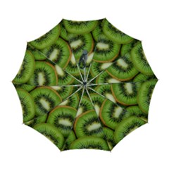 Kiwi Texture, Background With Kiwi, Fruits, Kiwi Automatic Folding Umbrella With Case (large) by kyorashop23