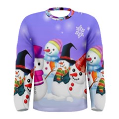 Let s Have Fun With Snowmen Men s Long Sleeve T-shirt