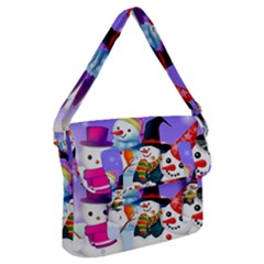 Let s Have Fun With Snowmen Buckle Messenger Bag