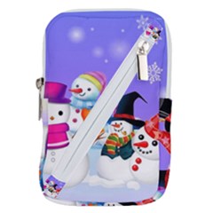 Let s Have Fun With Snowmen Belt Pouch Bag (small)