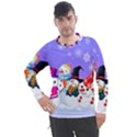 Let s Have Fun With Snowmen Men s Pique Long Sleeve T-Shirt View1