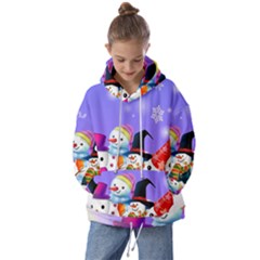 Let s Have Fun With Snowmen Kids  Oversized Hoodie