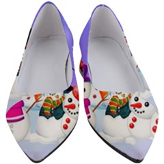 Let s Have Fun With Snowmen Women s Block Heels 