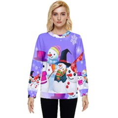 Let s Have Fun With Snowmen Hidden Pocket Sweatshirt