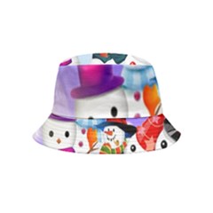 Let s Have Fun With Snowmen Bucket Hat (kids) by kyorashop23