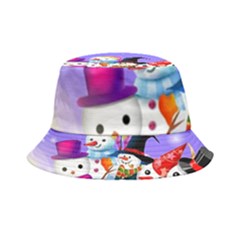 Let s Have Fun With Snowmen Inside Out Bucket Hat by kyorashop23