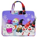 Let s Have Fun With Snowmen MacBook Pro 15  Double Pocket Laptop Bag  View1