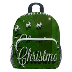 Merry Christmas , Holidays, Celebrations Kids  Age 5-10 Lightweight School Backpack With Side Pockets