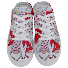 Merry Christmas, Christmas, Cute, Red, Merry, Gnomes Half Slippers by kyorashop23