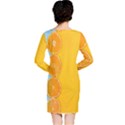 Orange, Slices, Fruit, Citrus Long Sleeve Nightdress View2