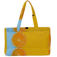 Orange, Slices, Fruit, Citrus Canvas Work Bag