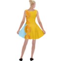 Orange, Slices, Fruit, Citrus Velvet Skater Dress View2