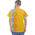 Orange, Slices, Fruit, Citrus Men s V-Neck Scrub Top View2