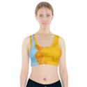 Orange, Slices, Fruit, Citrus Sports Bra With Pocket View1