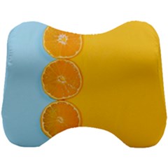 Orange, Slices, Fruit, Citrus Head Support Cushion by kyorashop23