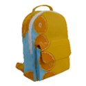 Orange, Slices, Fruit, Citrus Flap Pocket Backpack (Small) View2