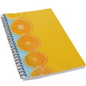 Orange, Slices, Fruit, Citrus 5.5  x 8.5  Notebook View1