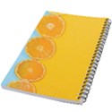 Orange, Slices, Fruit, Citrus 5.5  x 8.5  Notebook View2