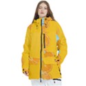 Orange, Slices, Fruit, Citrus Women s Multi Pockets Zip Ski and Snowboard Waterproof Breathable Jacket View1