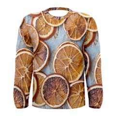 Orange, Slices, Fruits, Citrus Men s Long Sleeve T-shirt by kyorashop23