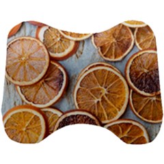 Orange, Slices, Fruits, Citrus Head Support Cushion by kyorashop23