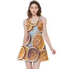 Orange, Slices, Fruits, Citrus Inside Out Reversible Sleeveless Dress