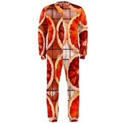 Orange, Fruit, Citrus Onepiece Jumpsuit (men)