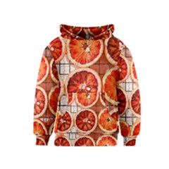 Peorange, Fruit, Citrus Kids  Pullover Hoodie