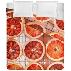 Peorange, Fruit, Citrus Duvet Cover Double Side (california King Size)