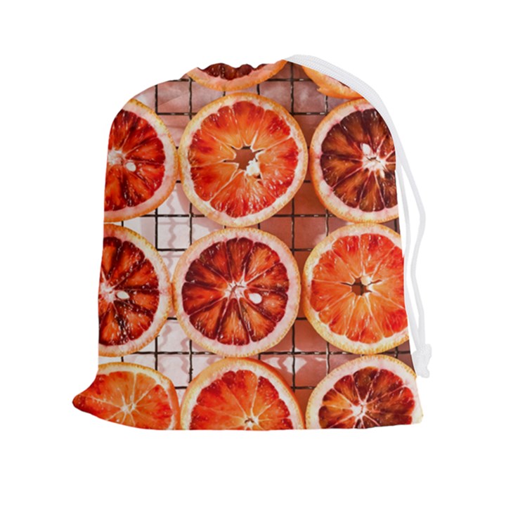 Peorange, Fruit, Citrus Drawstring Pouch (2XL)