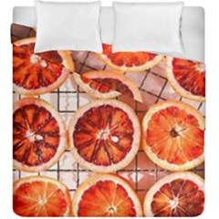 Peorange, Fruit, Citrus Duvet Cover Double Side (king Size)