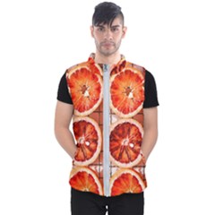 Peorange, Fruit, Citrus Men s Puffer Vest