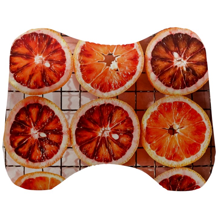 Peorange, Fruit, Citrus Head Support Cushion