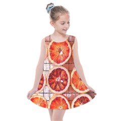 Peorange, Fruit, Citrus Kids  Summer Dress