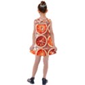 Peorange, Fruit, Citrus Kids  Cross Back Dress View2