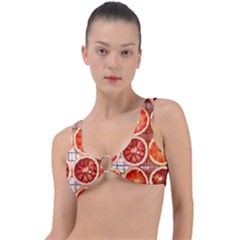 Peorange, Fruit, Citrus Ring Detail Bikini Top