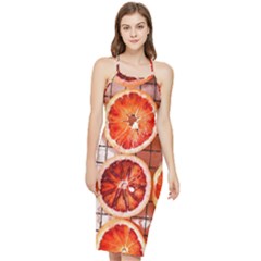 Peorange, Fruit, Citrus Bodycon Cross Back Summer Dress by kyorashop23