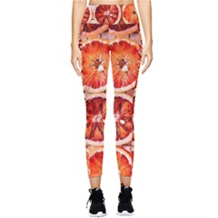 Peorange, Fruit, Citrus Pocket Leggings  by kyorashop23