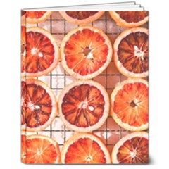 Peorange, Fruit, Citrus 8  X 10  Softcover Notebook by kyorashop23