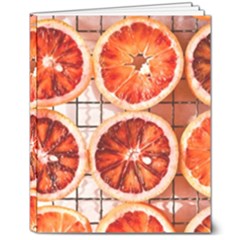 Peorange, Fruit, Citrus 8  X 10  Hardcover Notebook by kyorashop23