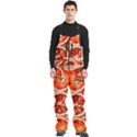 Peorange, Fruit, Citrus Men s Front Zip Ski And Snowboard Bib Pants View1