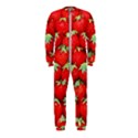 Strawberry Texture, Macro, Ripe Strawberry OnePiece Jumpsuit (Kids) View1