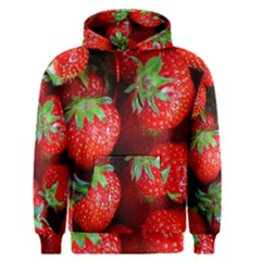 Strawberry, Berries, Fresh, Red Men s Core Hoodie