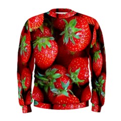 Strawberry, Berries, Fresh, Red Men s Sweatshirt