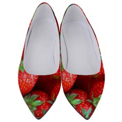 Strawberry, Berries, Fresh, Red Women s Low Heels