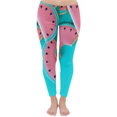 Watermelon, Fruit Classic Winter Leggings