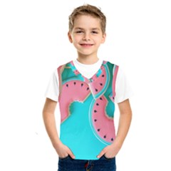 Watermelon, Fruit Kids  Basketball Tank Top