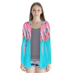 Watermelon, Fruit Drape Collar Cardigan by kyorashop23